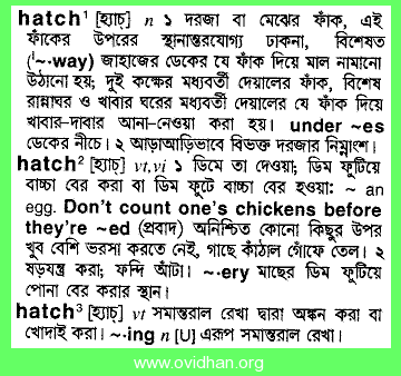 Featured image of post Hatch Meaning In English : You can click links on the right to see detailed information of each definition, including definitions in english and your local language.